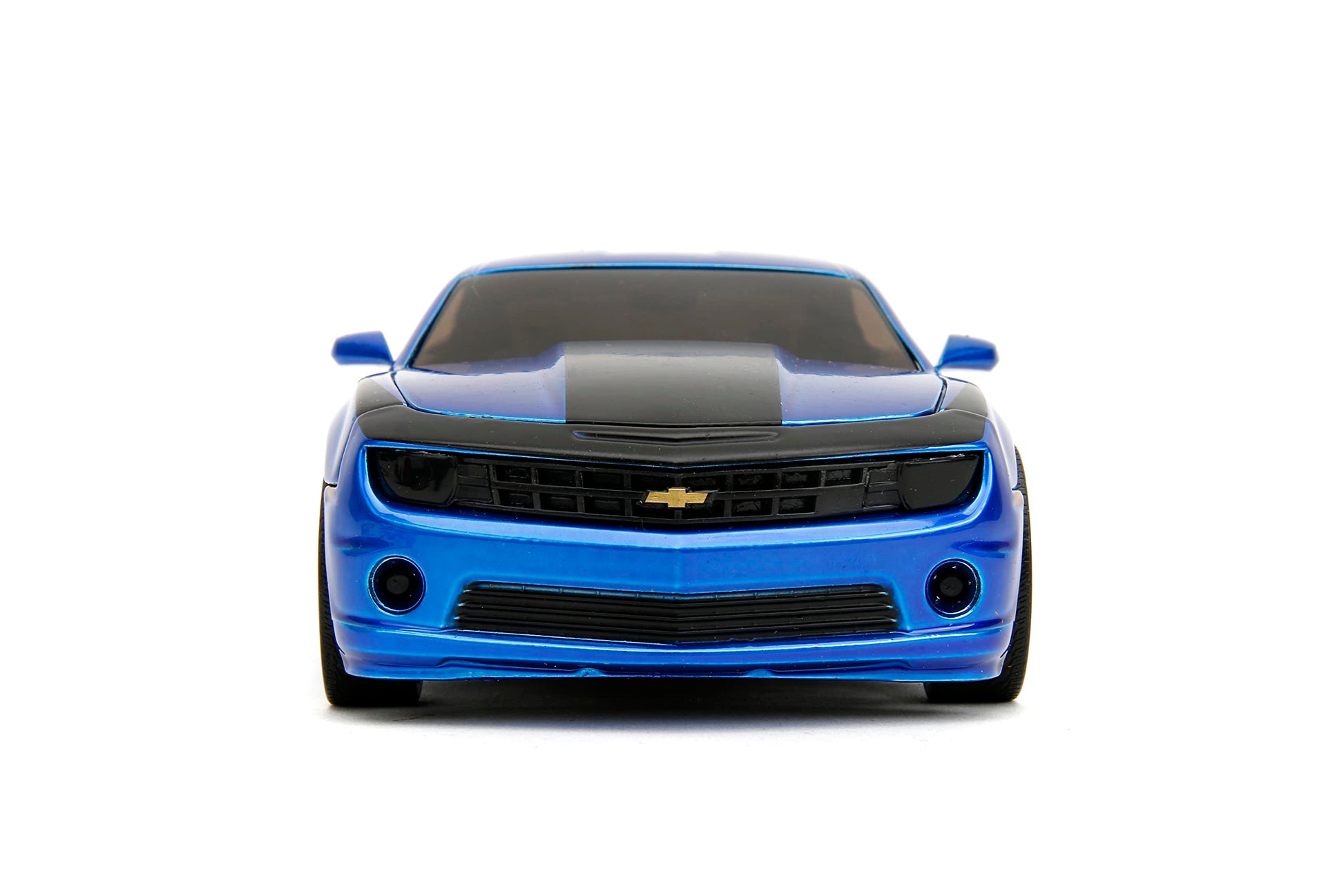 Jada Big Time Muscle 1:24 2010 Chevy Camaro Die-Cast Car, Toys for Kids and Adults(Candy Blue)