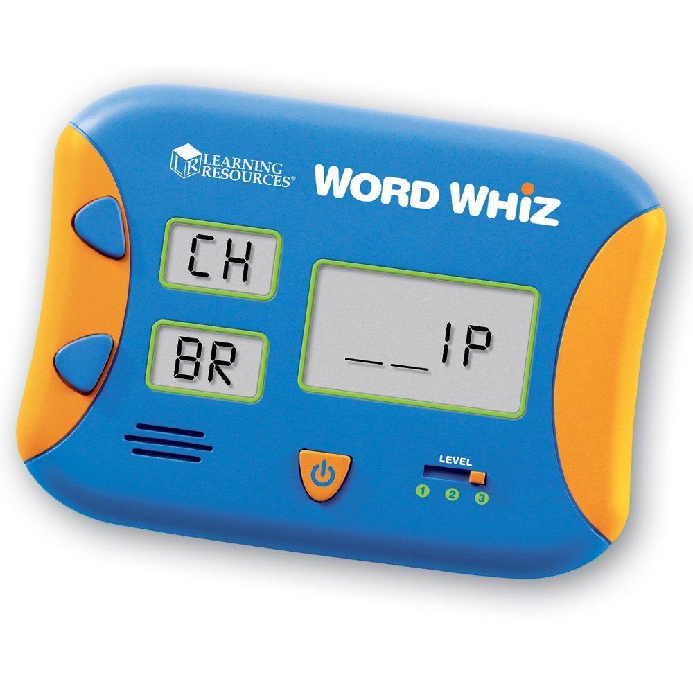 Learning Resources Word Whiz Electronic Flash Card, Letter Games for Kids, Word Recognition, Ages 5+