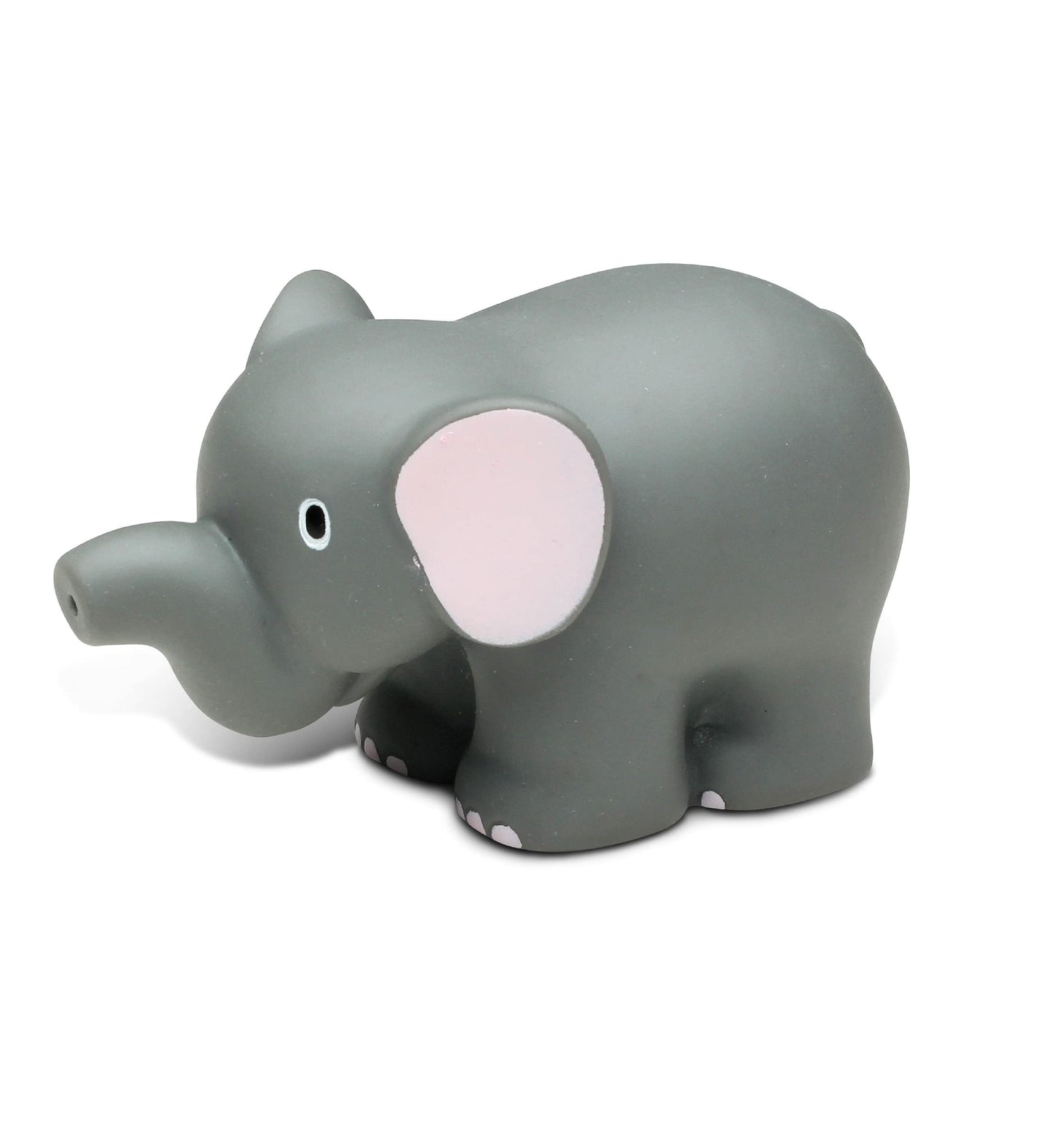 DolliBu Elephant Bath Buddy Squirter - Floating Elephant Rubber Bath Toy, Fun Water Squirting Bathtime Play For Toddlers, Soft Wild Life Animal Toy