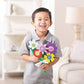 Fun Express Felt Flower Bouquet Craft Kit - Creative DIY Arts & Crafts for Kids - Perfect for Home Birthday Parties and Special Occasions Includes