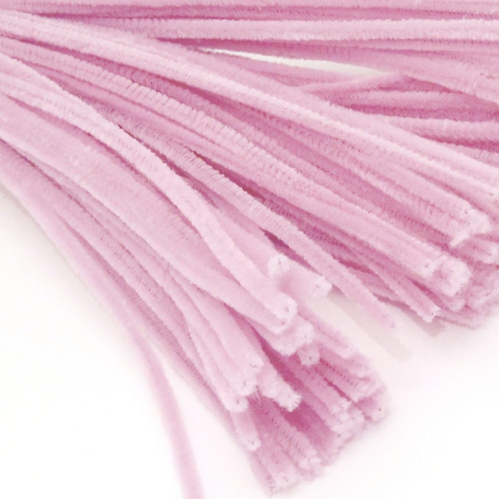 The Crafts Outlet Chenille Stems, Pipe Cleaner, 20-inch (50-cm), 10-pc, Lavender