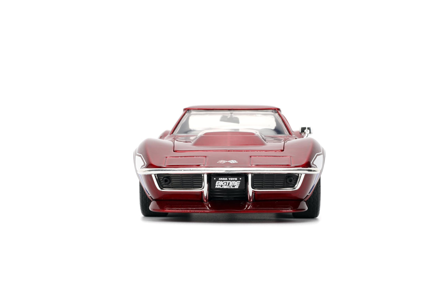 Jada Toys Bigtime Muscle 1:24 1969 Corvette Stingray ZL-1 - Opening Doors, Hood, Trunk, Rubber Tires - Collectible for Adults and Kids