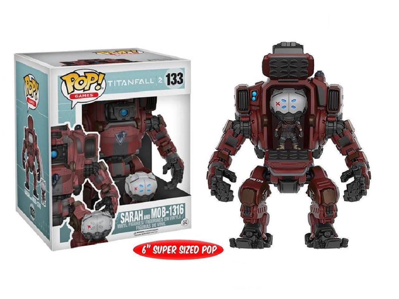 Funko Pop Titanfall 2 Collection - Includes Sarah and Mob 1316 - Bring The Action Game into Reality with These Figurines - Functional Control