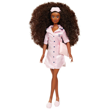 Naturalistas Fashion Pack Night Routine 6-Piece Outfit and Accessories Set for 11.5-Inch Tall Naturalistas Dolls, Designed and Developed by Purpose