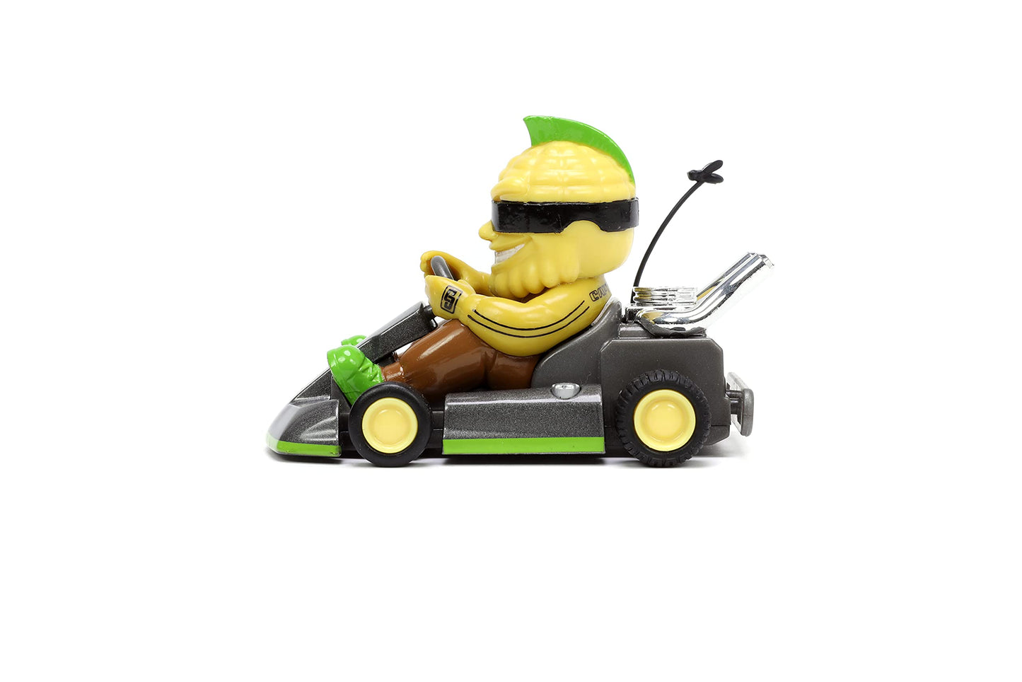 Jada Toys Fart Karts Captain Corn Pull Back Car, 3.5” Toys for Kids Ages 6+ (32788)