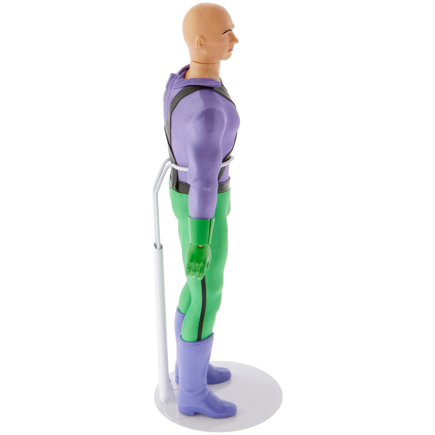 Plymor DSP-70W White Adjustable Doll Stand, fits 12, 13, 14, 15, 16, and 17 inch Dolls or Action Figures, Waist is 2.25" - 2.75" wide, 6" - 8" around