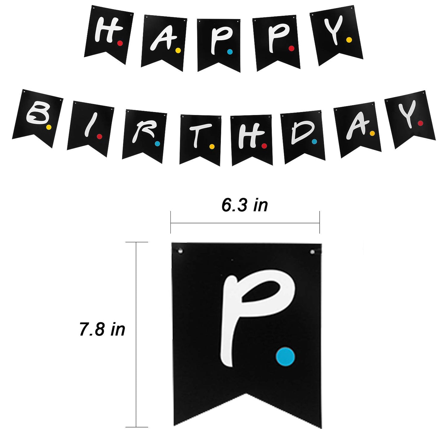 iFriends TV Series Happy Birthday Banner for Kids and Adults - iFriends Party Supplies Decorations, Pre-Assemble Banner Backdrop Decor for Birthday