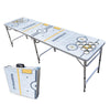 8-Foot Professional Beer Pong Table w/Cup Holes - Nashville Hockey Rink