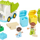 LEGO DUPLO Town Garbage Truck and Recycling 10945 Educational Building Toy; Recycling Truck for Toddlers and Kids; New 2021 (19 Pieces)