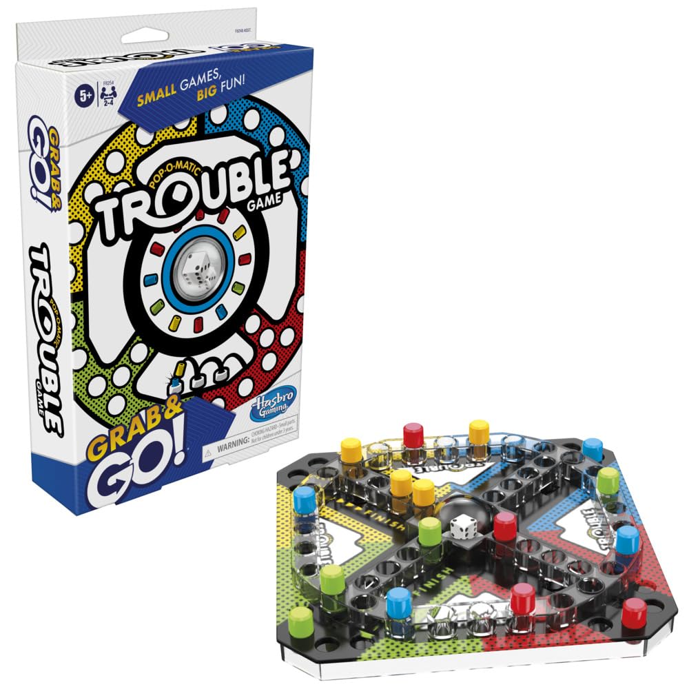 Hasbro B1003 Pop-O-Matic Trouble Grab and Go Game