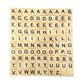 1000PCS scrabble letters for crafts - DIY wood gift decoration - making alphabet coasters and scrabble crossword game wood letter tiles/wooden