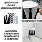 ittsmnt Cylinder Covers Set of 3 Pieces Black Stripes Bow Tie Pedestal Plinth Stand Covers Boys Baby Shower Birthday Party Tablecloth Decorations (Set