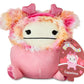 Squishmallows 5" Valentines Caparinne The Bigfoot, Pink