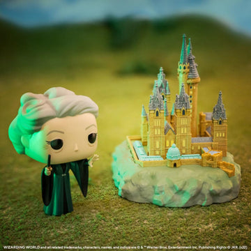 Funko Pop Town: Harry Potter: Chamber of Secrets 20th Anniversary - Minerva McGonagall with Hogwarts - Collectable Vinyl Figure - Gift Idea - Official