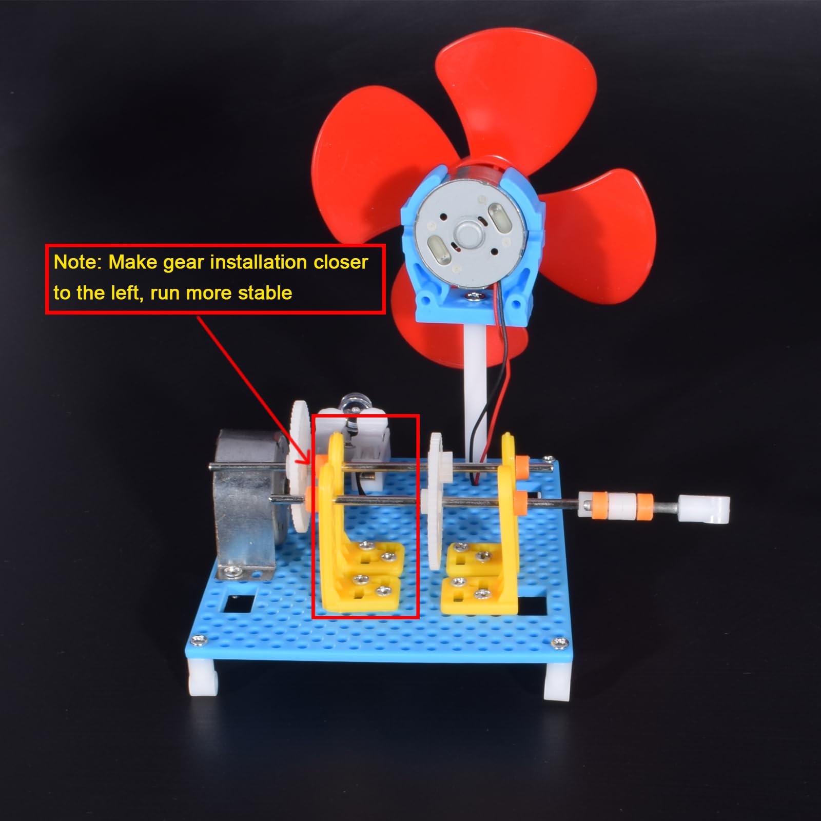 EUDAX DIY Dynamo Lantern Educational STEM Building Toy, Hand Cranked Power Generator,Generators Science Kit, Light Bulb Science Experiments Kits