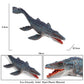 FLORMOON Realistic Animal Figures Mosasaurus Solid Sea Animal Toy, Science Project, Cake Topper, Early Educational Toys Birthday for Toddlers Kids Age