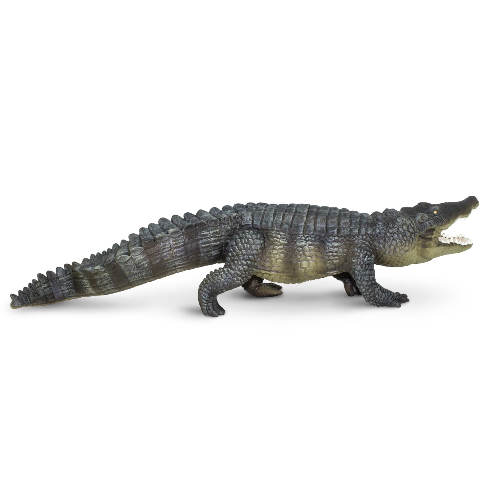 Safari Ltd. Saltwater Crocodile Figurine - Detailed 12" Plastic Model Figure - Fun Educational Play Toy for Boys, Girls & Kids Ages 18M+