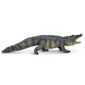 Safari Ltd. Saltwater Crocodile Figurine - Detailed 12" Plastic Model Figure - Fun Educational Play Toy for Boys, Girls & Kids Ages 18M+
