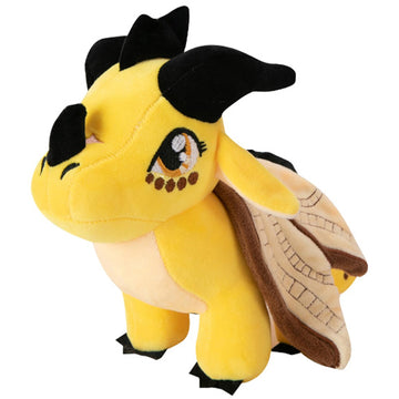 Soft Plush Wings Dragon Figures Stuffed Animals Toy Pillow Doll, Pterosaur Flying Yellow Dragon Plushie Toys Best Birthday Christmas Anniversary