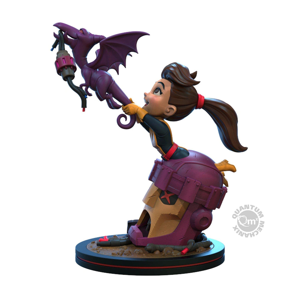 Quantum Mechanix QMx - X-Men - Kitty Pryde and Lockheed Q-Fig EliteDiorama