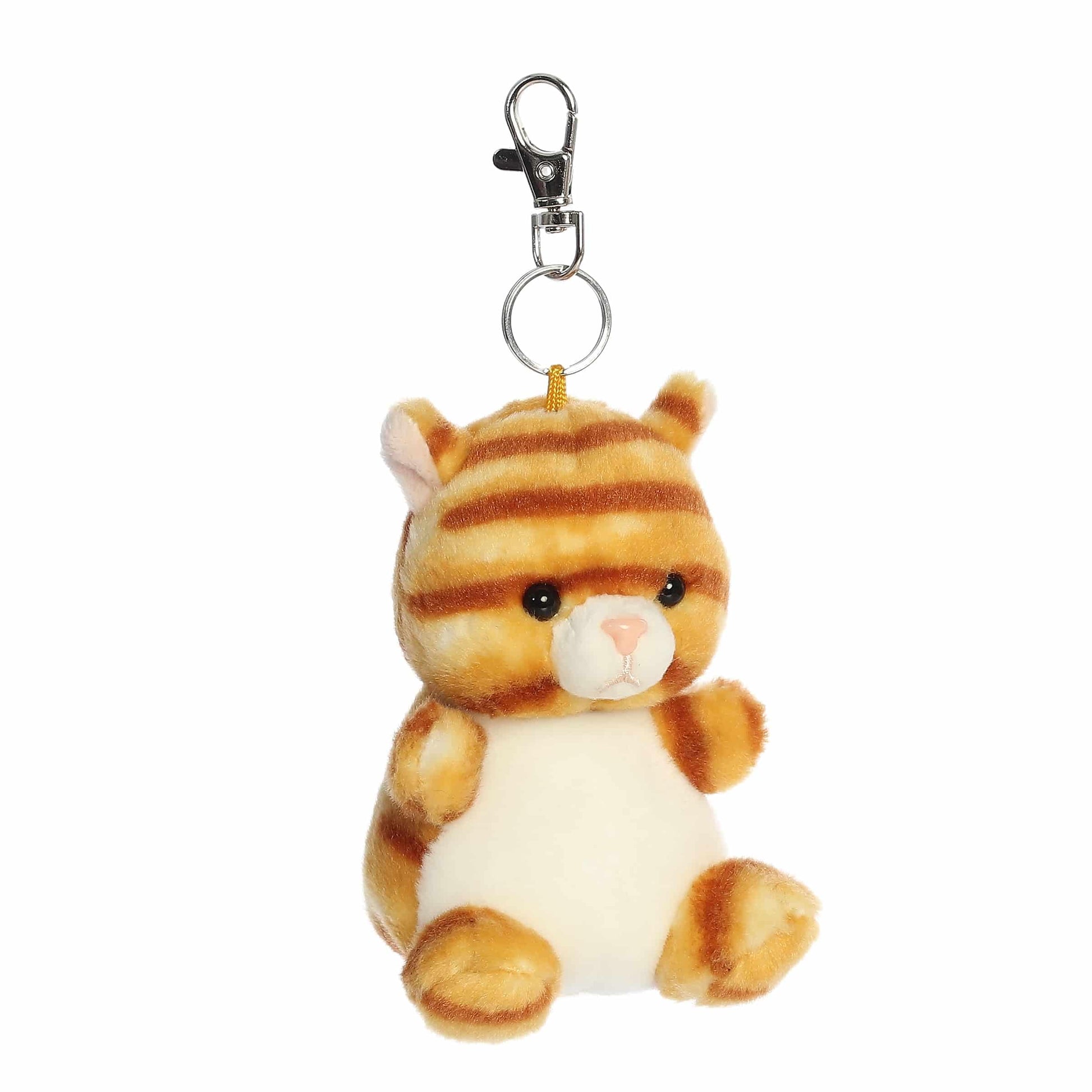 Aurora® Adorable Palm Pals™ Meow Kitty™ Clip-On - Fun Collectible Plush for Kids and Adult Collectors - Perfect for Decorating Rooms and Birthday