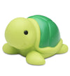 DolliBu Sea Turtle Bath Buddy Squirter - Floating Green Turtle Rubber Bath Toy, Fun Water Squirting Bathtime Play for Toddlers, Cute Sea Life Animal