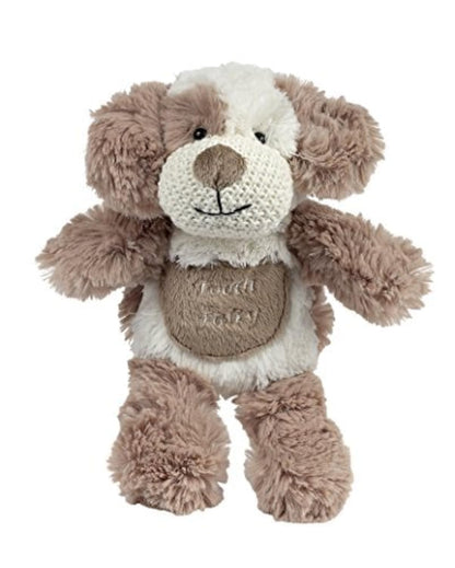 Maison Chic - Tooth Fairy Pillow Max the Puppy Dog Stuffed Animal Plush Doll with Pocket | Perfect Loose Tooth Gift for Son, Grandson, Stepson or