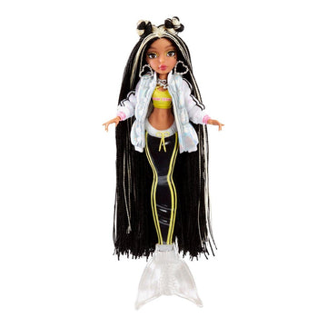 MERMAZE MERMAIDZ Jordie Color Change Fashion Doll, Stylish Hair & Tail, Poseable, Ages 4-12, 580836 , 13.5 Inch