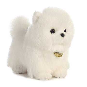 Aurora® Adorable Miyoni® Tots Pompom Pup Stuffed Animal - Lifelike Details Make a Cherished Companion - Perfect for Decorating Bedrooms or Classrooms