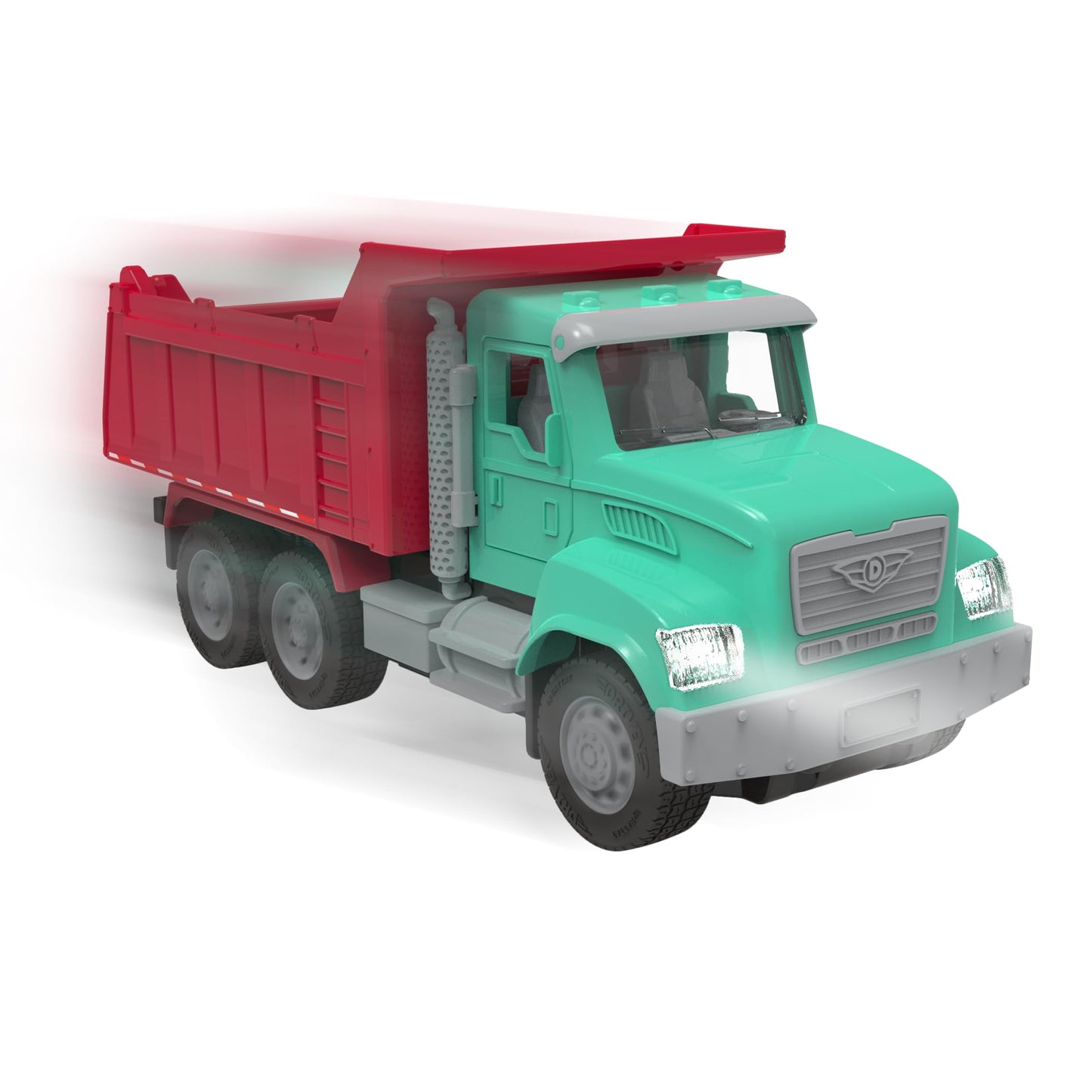 Driven by Battat R/C Dump Truck, Remote Control Construction Toy, Trucks