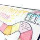 One Blank Game Board (1 Game Board 18" x 18") Create Your Own Board Game, DIY Board Game, Family Board Games