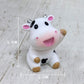 MAOMIA 8 Pcs Cow Figures for Kids, Animal Toys Set Cake Toppers, Cow Fairy Garden Miniature Figurines Collection Playset for Christmas Birthday Gift