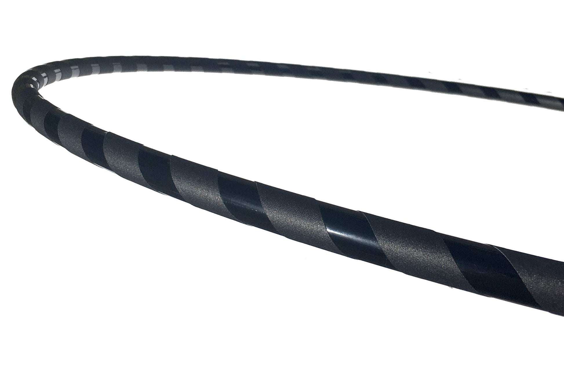 SpinMajik Kid's Hula Hoop Handmade for Fitness, Dance and Fun! Choose Your Tape Color and Child's Size (Black, Small (28"))