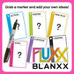 Looney Labs Fluxx Blanxx Expansion Pack - Create Your Own Card