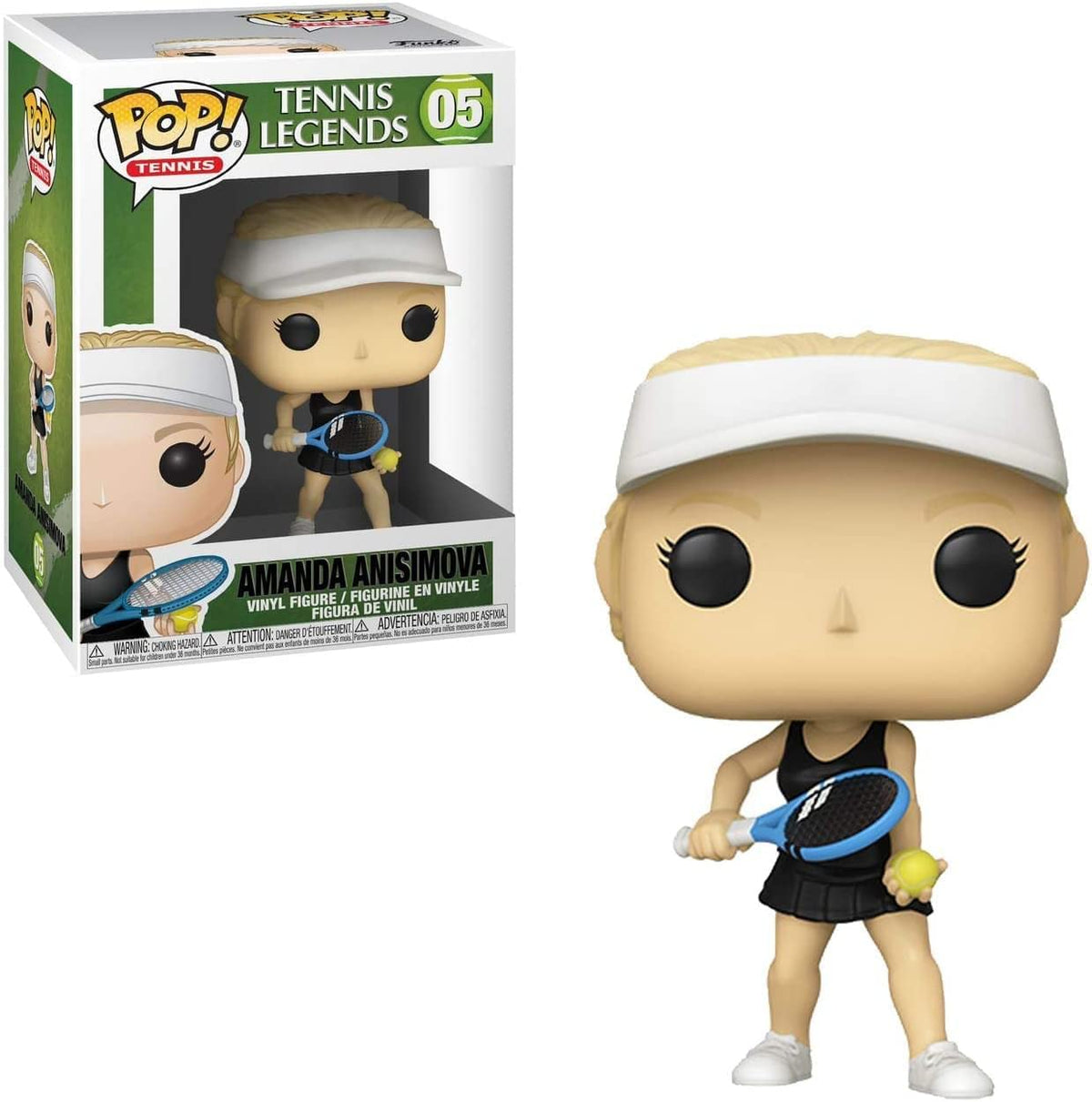 Funko Pop! Legends: Tennis Legends - Amanda Anisimova, Multicolor