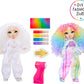 Rainbow High Air Brush & Create DIY Fashion Doll with Airbrush Marker Kit, Washable Rainbow Markers, Long Hair, Green Eyes, Color, Create, Play, Rinse