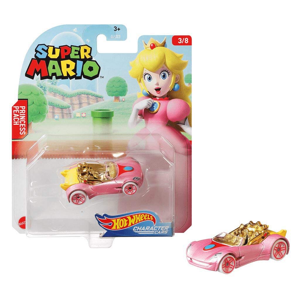 Hot Wheels Gaming Character Car Super Mario 2020 Series-Princess Peach Vehicle(3/8)
