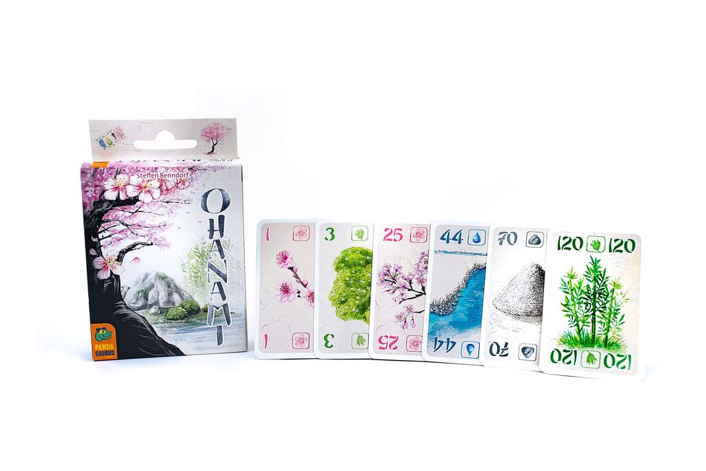 Ohanami Card Game - Zen Garden Strategy Game for Relaxing and Competitive Play! Fun Family Game for Kids and Adults, Ages 8+, 2-4 Players, 20 Minute