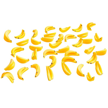 35Pcs Yellow Miniature Bananas 1/12 Scale Banana Models Miniature Fruit Fake Mini Fruits for Mini House Kitchen Fairy Garden Decor?Dollhouse