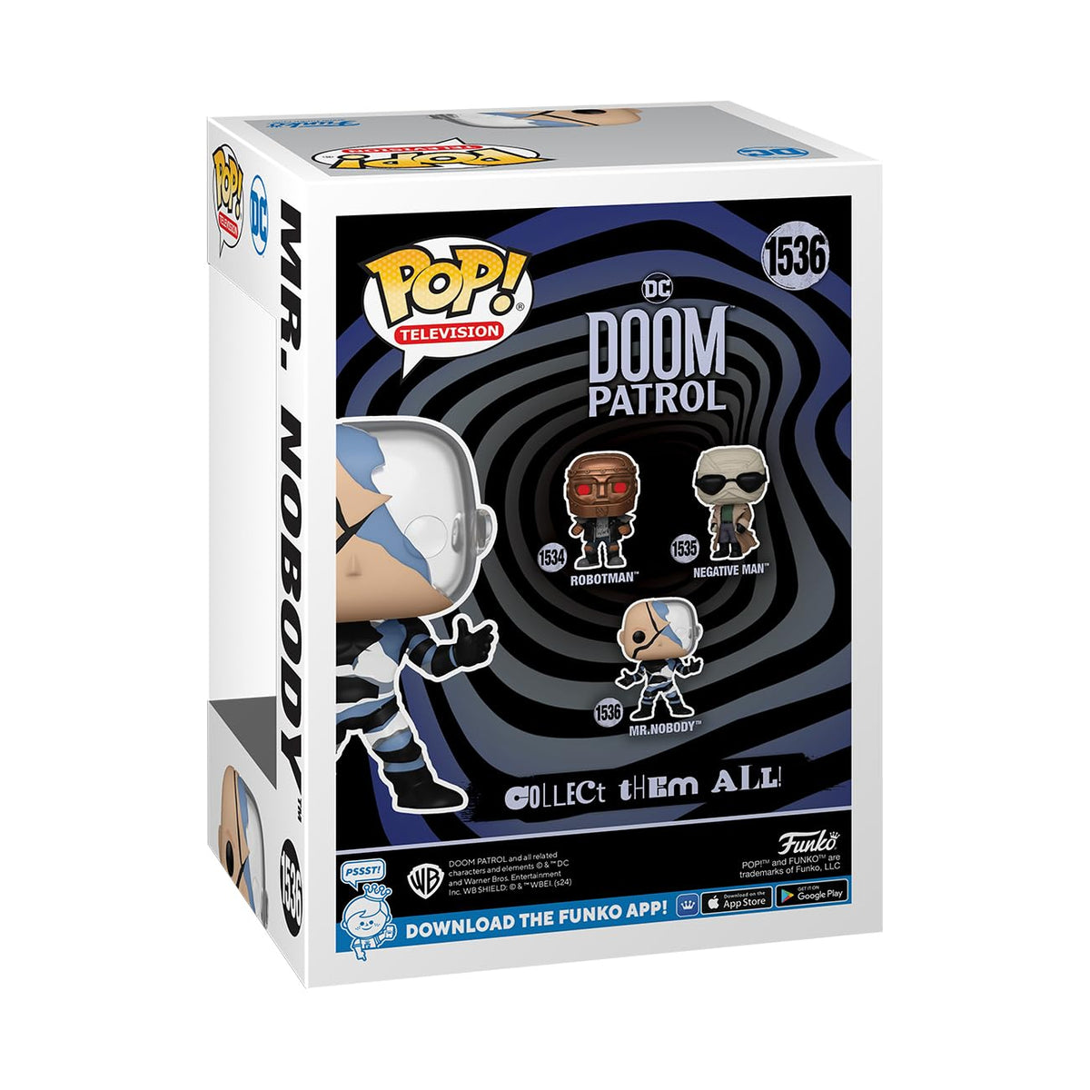 Funko POP! TV: Doom Patrol - Mr. Nobody - Glow in the Dark