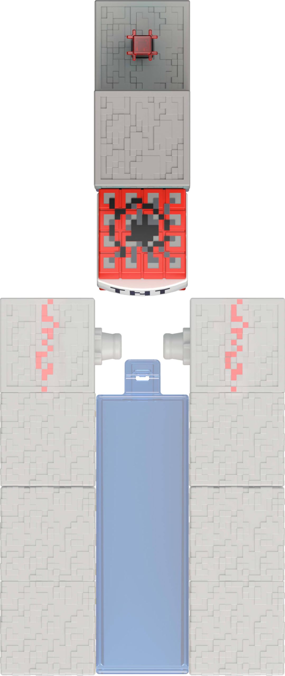 Mattel Minecraft Toys, Creeper Action Figure with Accessory & Redstone Building Piece, 3.25-inch Scale Collectible Set Inspired by Video Game