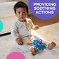 Mobi Games Okee Baby Sensory Ball, Twist, Pull, Push & Chew Baby Sensory Toys for Babies 0+ Months, Food-Grade Silicone, Bright Colorful Textures