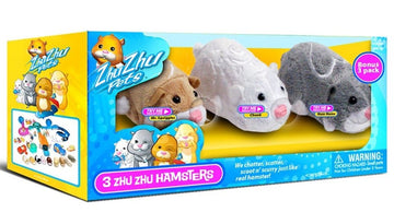 Zhu Zhu Pet 3-Pack (Hamsters Will Vary) - Collection 2