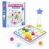 Educational Insights Pattern & Sequencing Wooden Board - Color Matching Toy for Kids, Fine Motor Kits, Sequence Board Games for Toddlers, Preschool