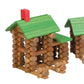 Tumble Tree Timbers Wood Building Set - 450 Pieces. Build Log Cabins. Educational STEM Toy