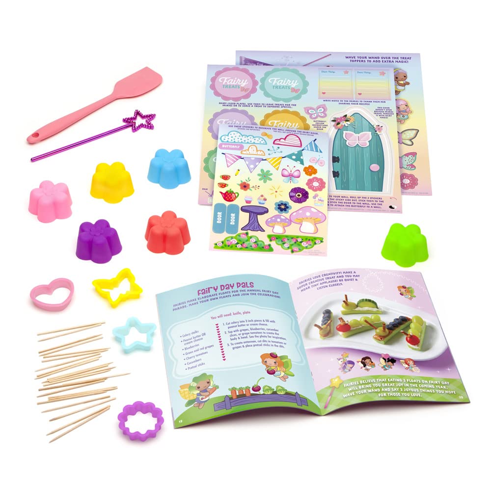 Craft-tastic - Create Your Own Magical Fairy Treats - Includes 40 Page Recipe Book Featuring 18 Fun & Easy-to-Make Recipes, Cookie Cutters, Silicone