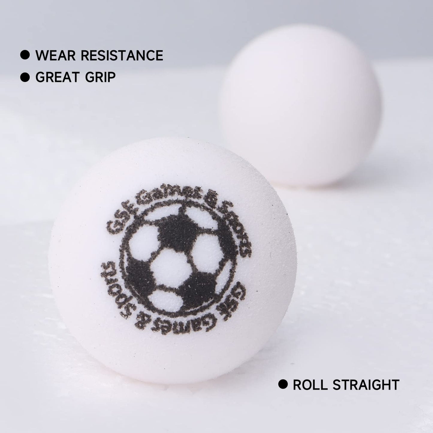 GSE Games & Sports Expert Set of 3 Regulation Size 35mm(1.38") Table Replacement Foosball Balls, Official Tournament Table Soccer Balls, Foosball