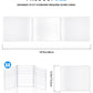 Mahjong Card Sleeve 4PCs, Mahjong Card Holder, Clear Mahjong Card Cover for Large Mahjong Cards, Protective PVC Sleeves, Mahjong Accessories