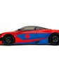Jada Marvel Spider-Man 1:24 McLaren 720S Die-Cast Car & 2.75" Miles Morales Figure, Toys for Kids and Adults