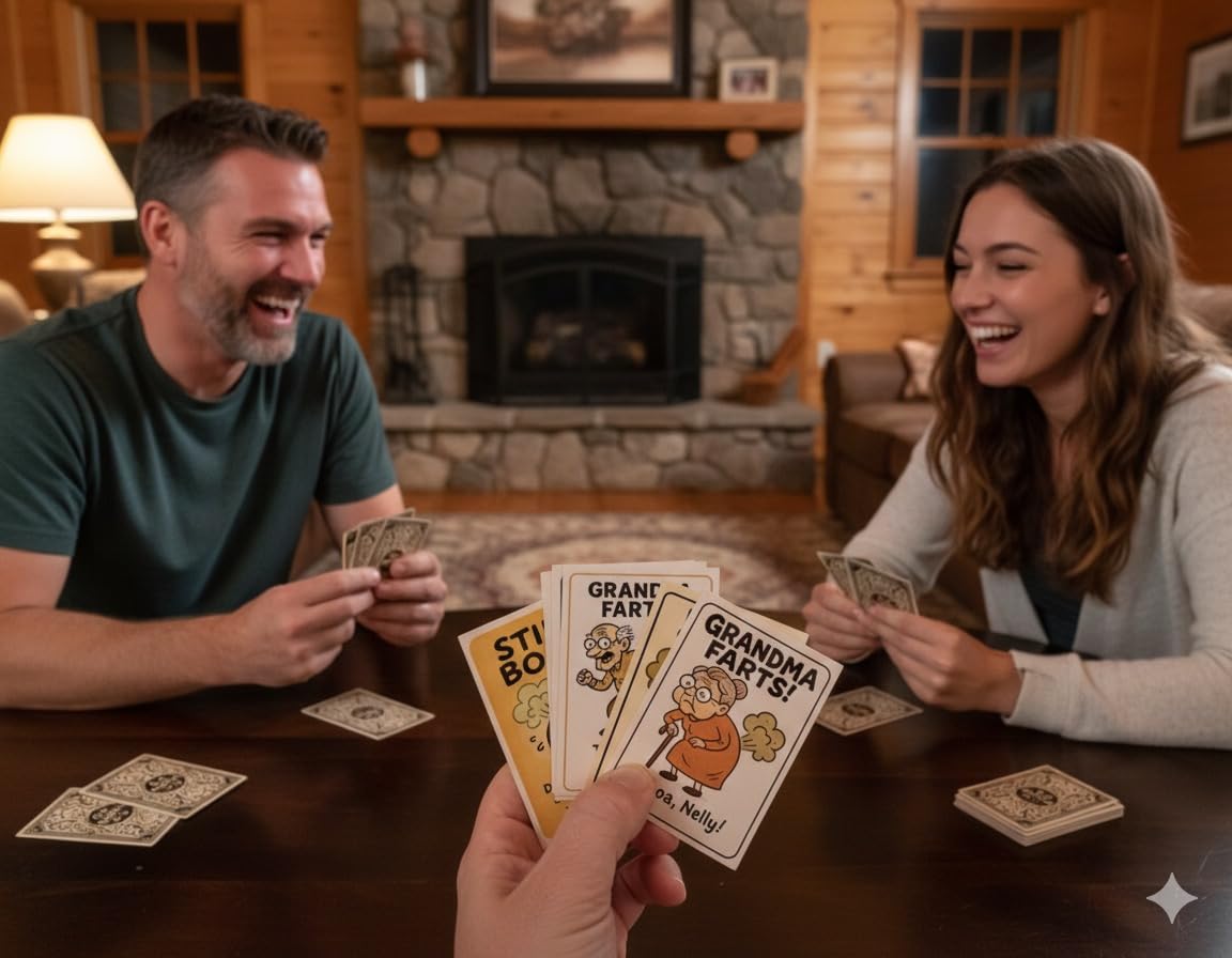 Go Farts! Card Game - The Hilarious Family Card Game that Will Make You Laugh Out Loud | Funny Party Card Game for Kids & Adults | 2-6 Players |